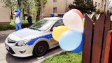 balony radiowóz i sznupek