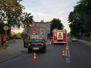 miejsce kolizji drogowej