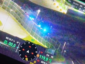 na zdjęciu widać monitor kamery termowizyjnej